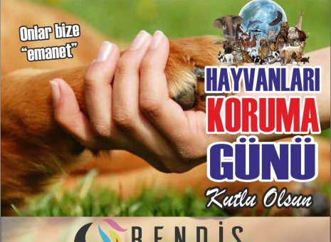 04 Ekim “Hayvanları Koruma Günü” Kutlu olsun. 