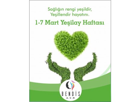 1-7 Mart Yeşilay Haftası kutlu olsun. 