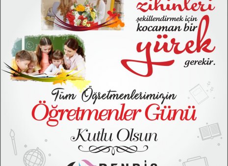 24 Kasım Tüm Öğretmenlerimizin "Öğretmenler Günü" Kutlu Olsun.