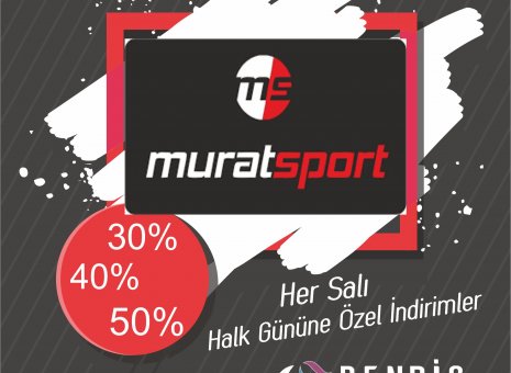 Bendis AVM Halk Günü Kampanyasına Özel İndirimler Murat Sport Mağazası’nda sizleri bekliyor!