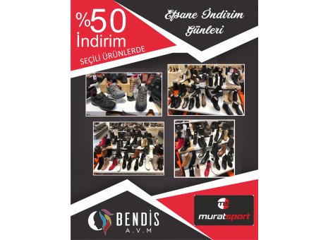 Bendis AVM Murat Sport’ta Efsane Cuma İndirimlerine Özel fırsatları sakın Kaçırmayın!