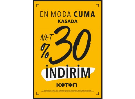 En Moda Cuma Koton'da! 