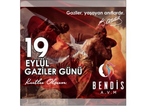 19 Eylül “Gaziler Günü” Kutlu olsun.