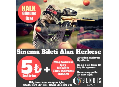 Paintball’da Halk gününe özel Fırsatlar BENDİS AVM’de! #BENDİSAVM #paintball #halkgünü 