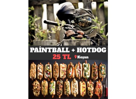 Paintball + Hotdog 25 TL "BENDİS AVM" #BENDİSAVM #paintball 