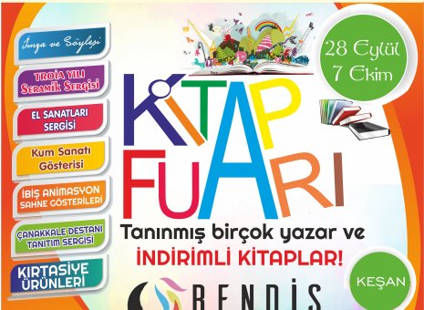 Trakya’nın En Büyük Kitap Fuarı Keşan BENDİS AVM’de!